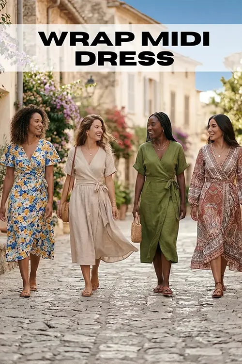 wrap-midi-dress-outfit-inspiration